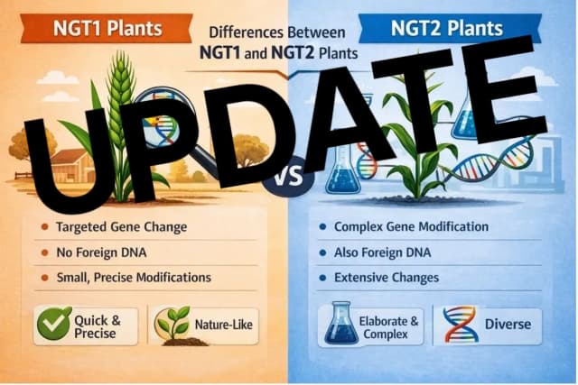 Plants made with NGT (new genomic technologies)